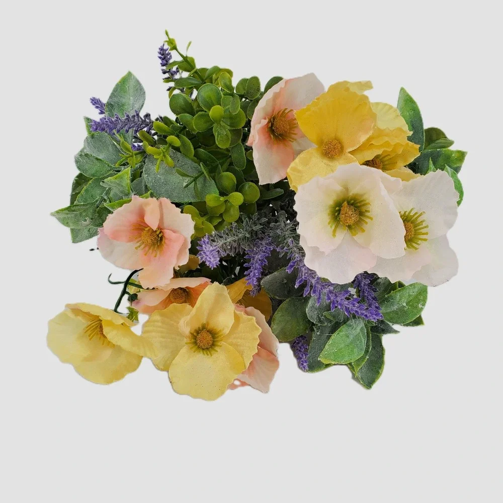 Sonoma Goods For Life The Manor Flower‎ Shop Artificial Poppy Lavender Bouquet